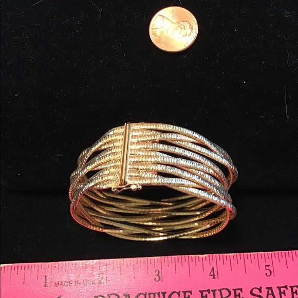 MODA AL MASSIMO 18kt OVR MULTI STRAND ORIG OWNER - Picture 3 of 5